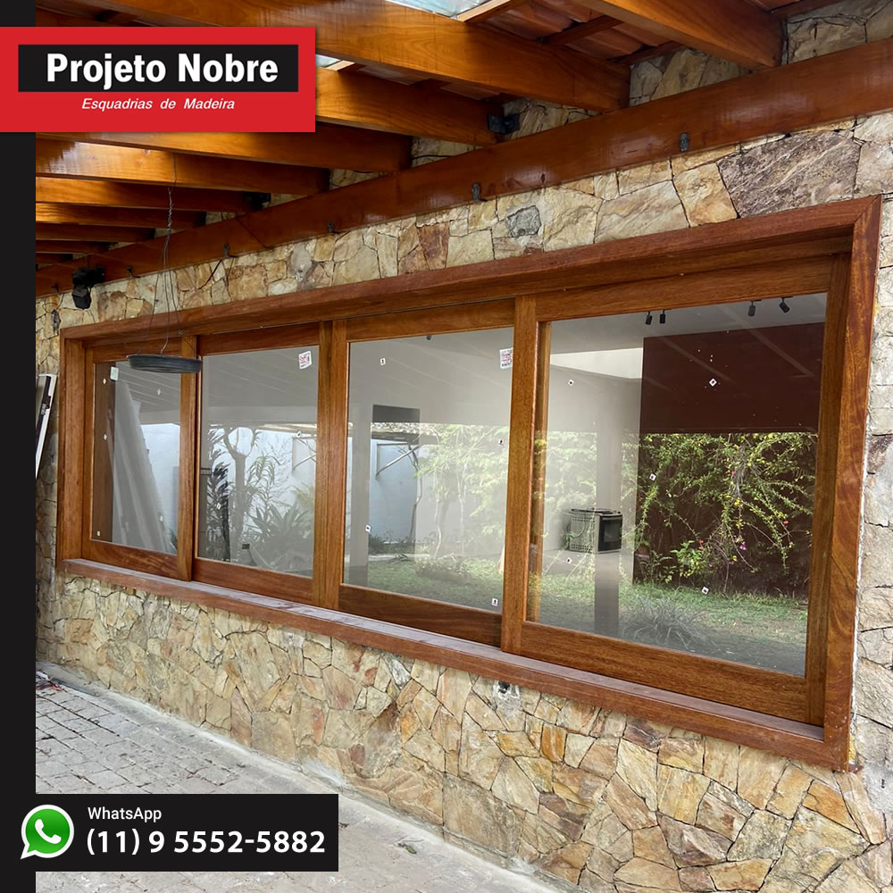 Arquivos janelas de madeira preço - Projeto Nobre - Esquadrias de