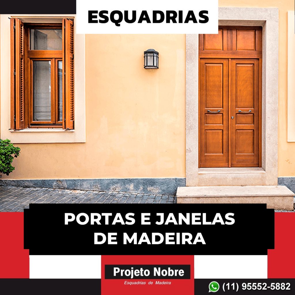 Portas e Janelas de Madeira